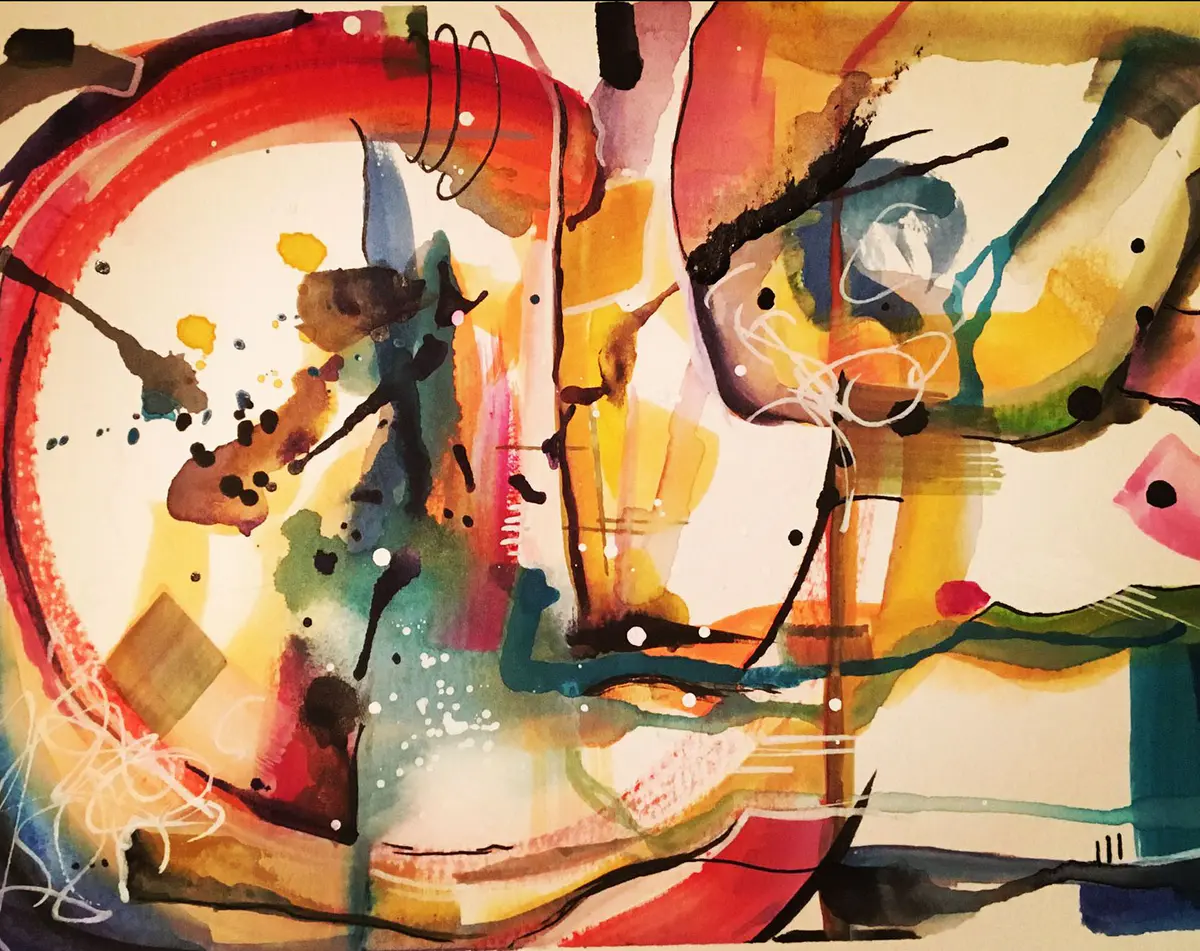 Candy coated abstract art