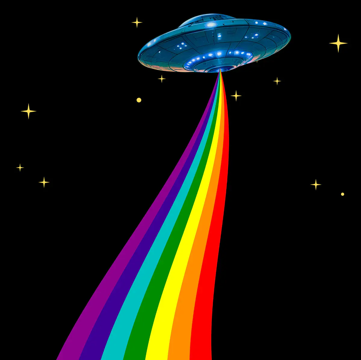 Rainbow pride art 