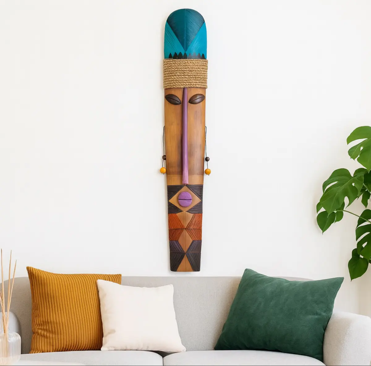Showcasing a handcrafted giganteus bamboo