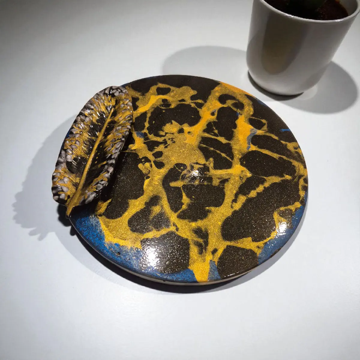 Handcrafted decorative tray 