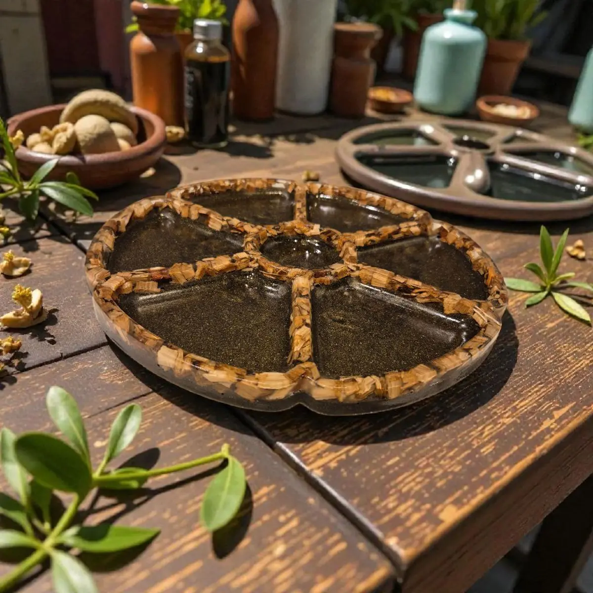 Handcrafted Serving Tray & Bowl Set - Unique Home Decor & Gifts