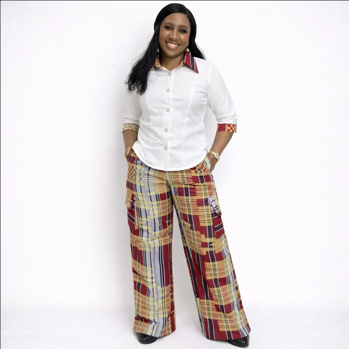 Elegant Nigerian Made Aso Oke Jumpsuit for Women