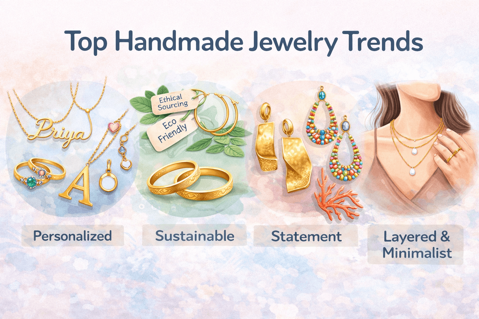 Cover Image for Handmade Jewelry Trends in 2026: What Customers Are Actually Buying