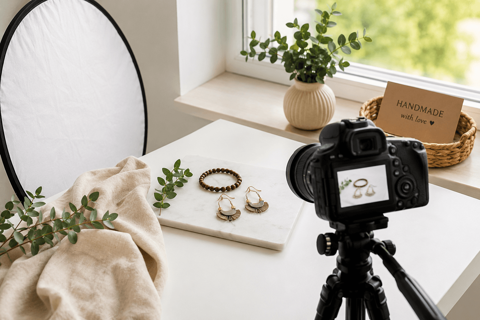 Cover Image for How to Take Professional Handmade Product Photos at Home
